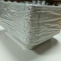 Lot de 30 contenants alimentaires en aluminium de 9*13 pouces, demi-taille, pour four, grands contenants en aluminium