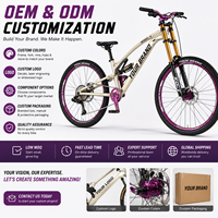 Vélo de montagne à suspension souple de 27,5 pouces, 10 vitesses, léger, pour la descente, avec freins hydrauliques, OEM
