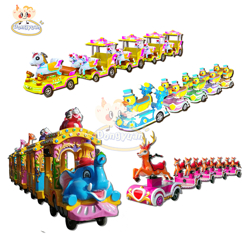 Electric Trackless Train for Indoor Outdoor