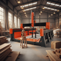 Routeur CNC 5 axes pour mousse EPS, grande course Z, machine de gravure pour polystyrène, pour statues de dessins animés, décoration de centres commerciaux, prototypes