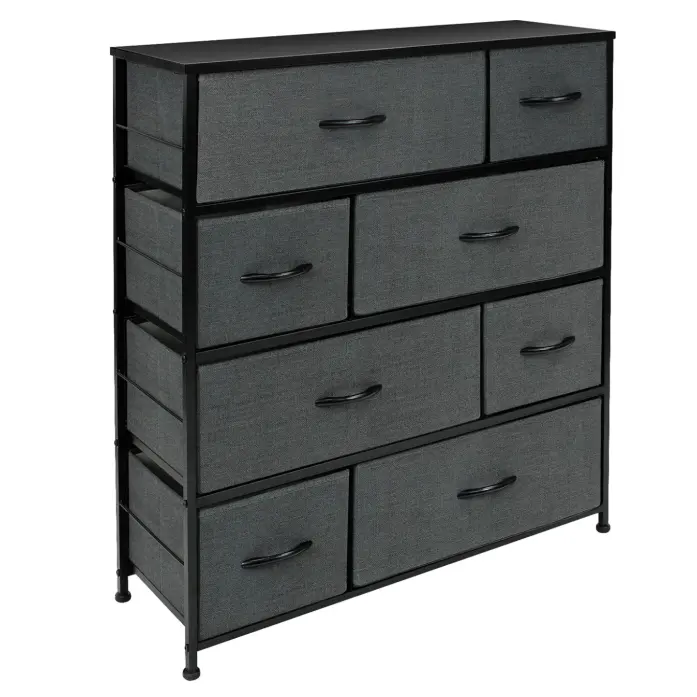 Grey Home organizer factory made stylish fashion Furniture Storage Chest Tower Unit Center Cabinet dresser organizer