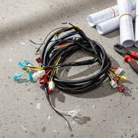 Harness Kabel Multi-Konektor Kustom, Kabel Tembaga Tugas Berat dengan Berbagai Terminal Konektor untuk Sistem Kelistrikan