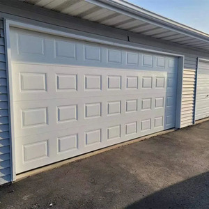 Porta del Garage commerciale resistente con motore silenzioso e Design antifurto in stile moderno reticolato impermeabile in fibra di vetro - Product Image 3