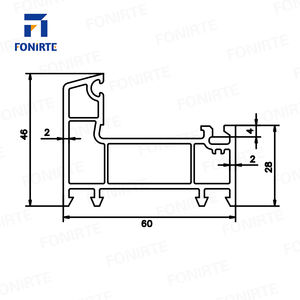 ชุดบานพับ60มม. ทำจากพลาสติกปรับขนาดได้ตามต้องการ - Product Image 1