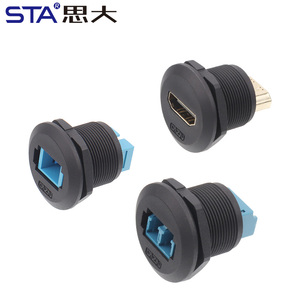 Ep Bảng điều khiển fddi ngoài trời IP67/IP68 kết nối không thấm nước 1080p HD video sợi quang độ nét cao cắm ổ cắm cho đơn/lõi kép - Product Image 1