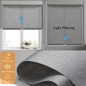 ستائر دوارة ذكية أوتوماتيكية صديقة للبيئة للمطبخ الداخلي مع لوحة طاقة شمسية مدمجة ومحرك كهربائي - Product Image 2