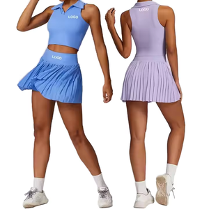 Set Rok Lipit Olahraga Wanita Musim Panas untuk Tenis, Lari, dan Fitness dengan LOGO Kustom - Product Image 1