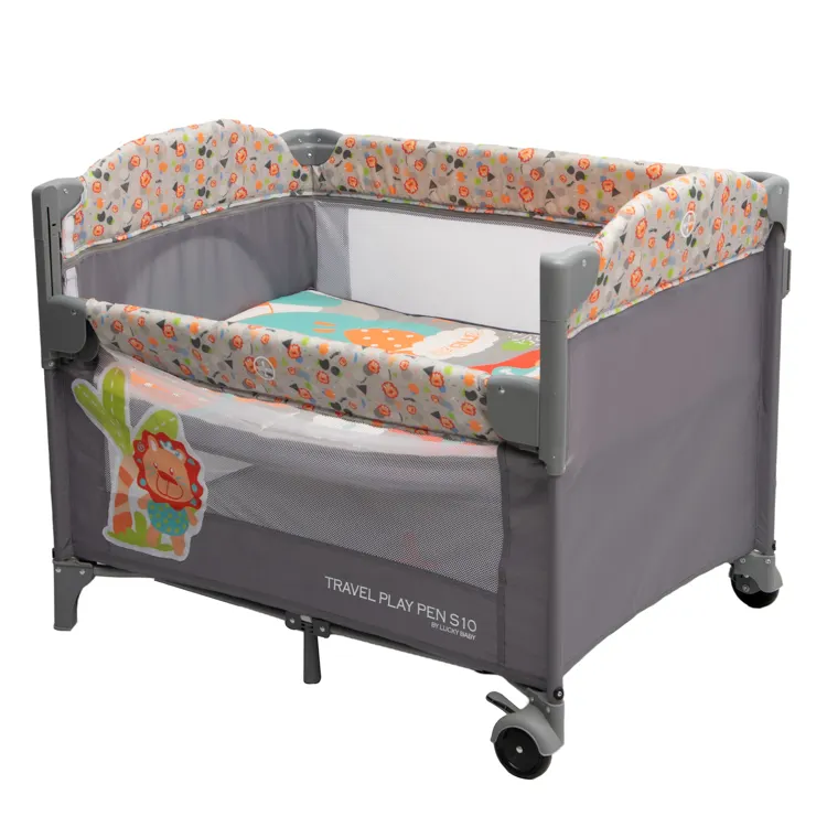 Lit à langer multifonctionnel avec épissure et coussin à langer, lit portatif pour nouveau-né et bébé