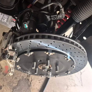 For GT350 Front 6-Piston 19Z Rear 4-Piston Caliper Kit for XPeng P7 355/345 Drilled Rotors Hydraulic EPB Compatible - Product Image 5