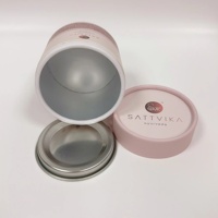 Emballage en tube de papier alimentaire en carton 100% recyclable et écologique, personnalisé, de luxe, 100g, pour thé, café, bougies, vin, whisky, jus