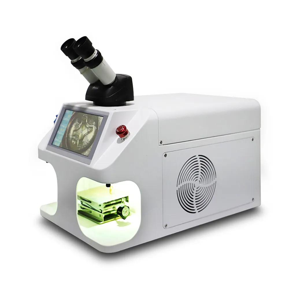 Alat Perhiasan Mesin Las Laser Otomatis, Alat Perhiasan dengan Kamera CCD dan Mikroskop