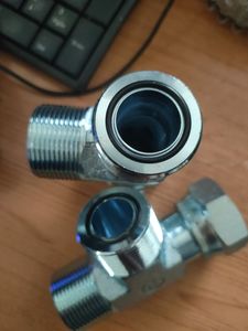 Nhà Máy Giá thép carbon nam BSP jic ORS orfs NPT <span class=keywords><strong>Metric</strong></span> Ống chủ đề bộ chuyển đổi thủy lực Phụ kiện ống chuyển đổi thép Bộ chuyển đổi - Product Image 6