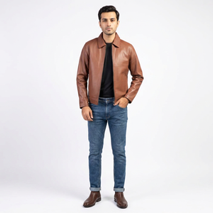 Genuine Leather <b>Jacket</b> <b>Men</b> 2026 New Fashion <b>Long</b> Sleeve Autumn for <b>Men</b> Winter <b>jacket</b> for <b>men</b> - Product Image 1