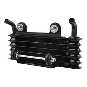 Refroidisseur d'huile pour moto à 5 rangées avec support, compatible avec Suzuki, Yamaha, GY6 125, pièces de moteur universelles - Product Image 5