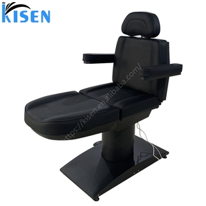 Fauteuil de pédicure électrique Kisen en cuir PU, table de massage réglable, mobilier de salon avec appui-tête intégré, structure métallique - Product Image 4