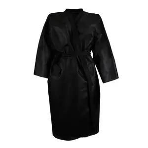 Polypropylen Unisex Chirurg Kleid SPA Massage Kimono PP Vlies Bademantel Schutz Einweg Sauna Anzug Labor kittel Schönheit