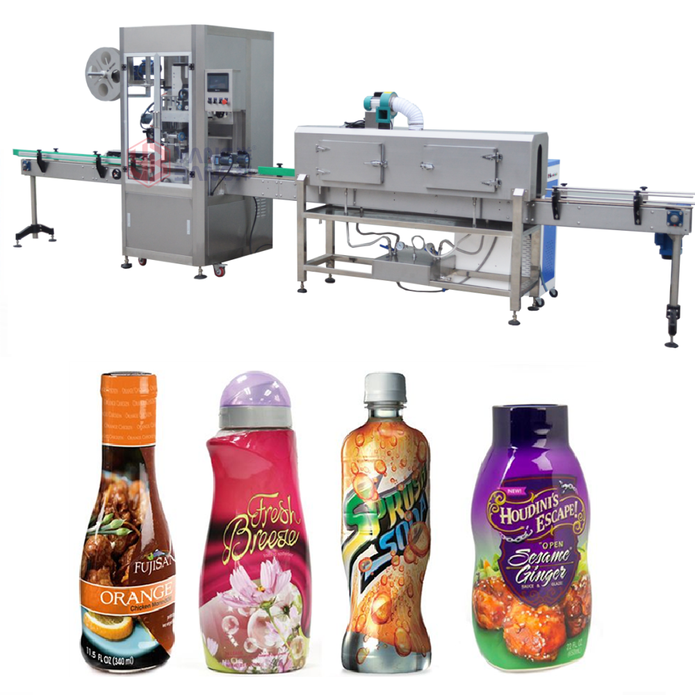 YB-TB200 Factory Price Automatic Shrink Sleeve Labeling Machine for Bottles