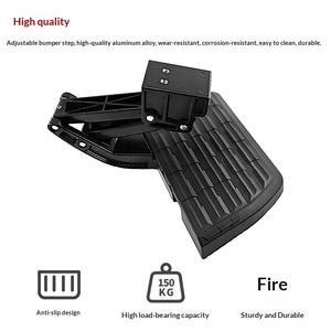 Accesorios para Camionetas, Estribo Lateral Retráctil para Puerta Trasera, Pedal para Puerta Trasera, Apto para Camionetas Ford F150 2006-2014, Pedal de Aluminio para Maletero - Product Image 2