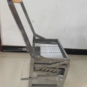 <span class=keywords><strong>Parrilla</strong></span> de Barbacoa Giratoria de Acero Inoxidable al por Mayor, <span class=keywords><strong>Parrilla</strong></span> de Carbón para Exteriores, Ideal para Reuniones y Campamentos - Product Image 4