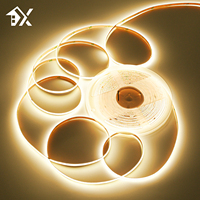 Bande LED COB Flexible Intelligente Dimmable de Haute Qualité 400 WS2811, Découpable, Largeur 5mm, 24V, Télécommande NFC, CE