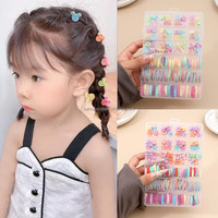 Ensemble d'accessoires pour cheveux de style mixte BELLEWORLD 148 pièces avec boîte transparente et pinces pour cheveux bébé fille mignonne fleur étoile bandes pour cheveux