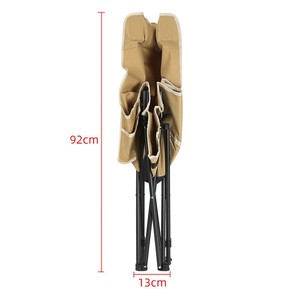 Sedia da Campeggio e Spiaggia Pieghevole, Leggera, Facile da Aprire, Oversize e Portatile con Ombrello per Attività all'Aperto - Product Image 4