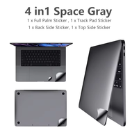 Protection intégrale 4-en-1 en vinyle pour MacBook Pro 14 16 M5 2026 A3426 A3428 A3434 A3401 A3403 – Protection des paumes et du corps
