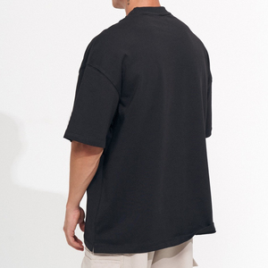 เสื้อยืดโอเวอร์ไซส์ผ้าแคนวาสพิมพ์โลโก้ผู้ชาย สไตล์สตรีทแวร์ลำลองสั่งทำได้ ระบายอากาศดี เป็นมิตรกับสิ่งแวดล้อม ไม่ยับง่าย สีพื้น ขายส่ง - Product Image 6