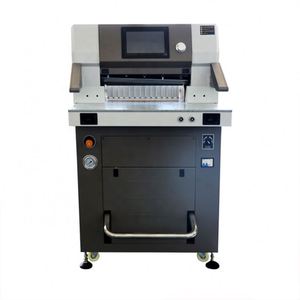 500RT Industrial Heavy-Duty 500mm 19'' Double Rail <b>Hydraulic</b> Guillotine Paper <b>Cutter</b> Programmable Book Paper Cutting Machine - Product Image 1