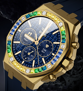 <span class=keywords><strong>Orologio</strong></span> al quarzo <span class=keywords><strong>con</strong></span> <span class=keywords><strong>cinturino</strong></span> <span class=keywords><strong>in</strong></span> metallo Amoled 1.32 pollici BT5.2 IP67 <span class=keywords><strong>smartwatch</strong></span> multi sport impermeabili AW47 diamante smart watch - Product Image 1