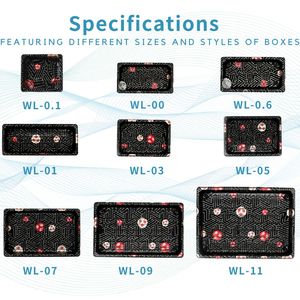 Sang trọng để đi Sushi khay hình chữ nhật nhựa Sushi takeout container bao bì dùng một lần Sushi container hộp với nắp - Product Image 6