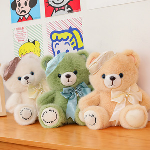 Оптовая продажа: Новинка! Мягкая игрушка-медведь в берете, 32 см, с наполнителем из ПП-хлопка, вышивка, очень мягкий плюш, для декора дома и свадебных подарков - Product Image 4