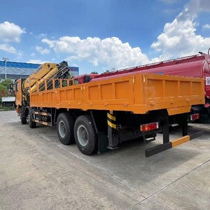 Grue articulée hydraulique montée sur camion Shacman 8X4 à flèche pliante à vendre - Product Image 5