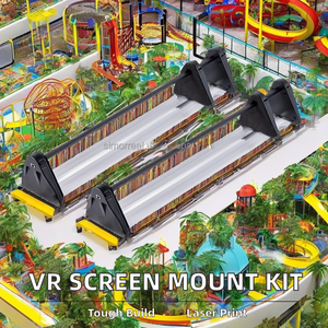 Moniteurs plats à faible bordure de trente-cinq pouces à fixation facile, ensemble de simulateur de course, installation rapide, divertissement sportif optique - Product Image 5