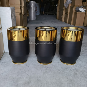 Moderno 100cm alti al coperto grandi vasi da <span class=keywords><strong>fiori</strong></span> fatti a mano in oro rosa fioriere vasi decorativi per la decorazione della casa del giardino - Product Image 2