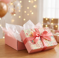 Dossiers cadeaux pour petites entreprises, personnalisés avec logo en relief, impression écologique, laminage mat, doublure en éponge, en carton ondulé