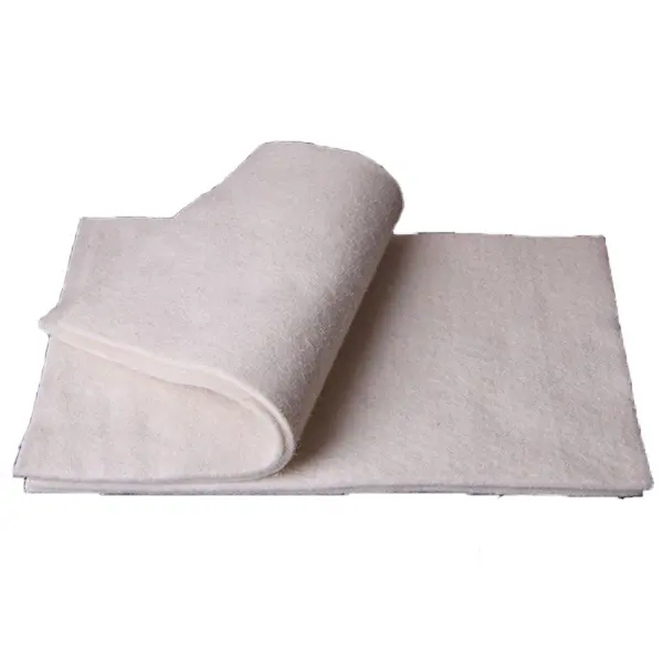 China Make High Quality Polyester Thermal Batting Wadding Padding Bleached Fire Resistant Wadding