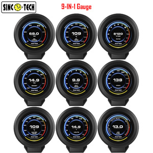Tachimetro digitale universale 9-in-1 RPM volt pressione olio temperatura acqua EGT fr misuratore Kit/sensore (DO912S) - Product Image 2
