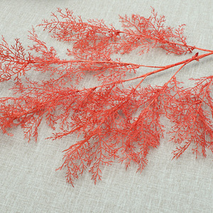 Fleurs artificielles en plastique haute simulation, blanc champagne, bleu, rouge, pour décorations de mariage, aménagement de plafond et paysagisme - Product Image 3