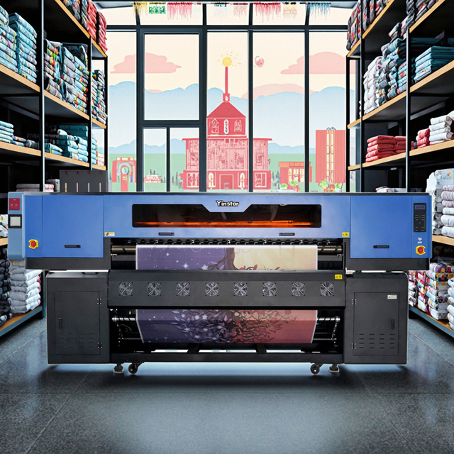 1.9m Automatic Dye Sublimation Inkjet Printer with 8*i3200 Printheads Small Batch Custom Roll Roll Textile & Fabric Printing