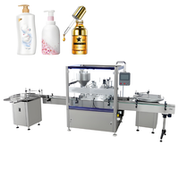 Machine de remplissage et de capsulage de bouteilles rotative automatique à haute précision de remplissage pour les produits chimiques quotidiens