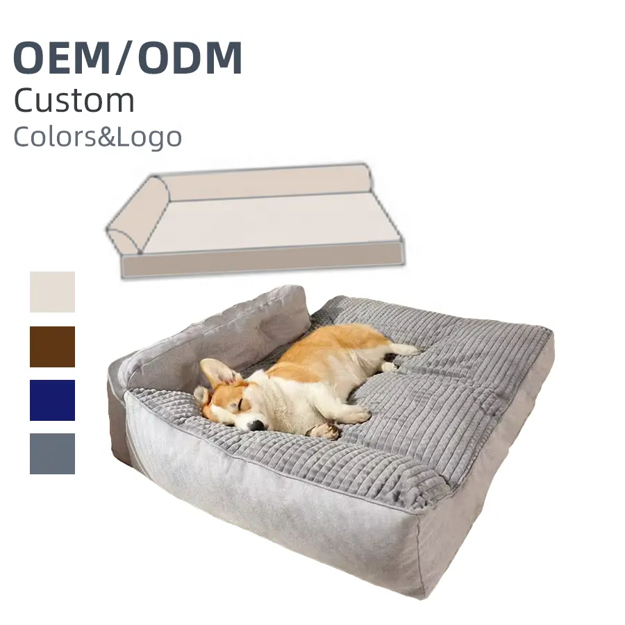 Cama de algodão quente para bebês, cama de espuma de memória de algodão macio e quente com design ecológico, ideal para animais de estimação