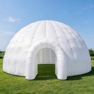 Tenda a <span class=keywords><strong>Cupola</strong></span> Geodetica Gonfiabile in PVC su Misura per Feste, Matrimoni ed Eventi - Impermeabile per Quattro Stagioni, Apertura Rapida - Product Image 1