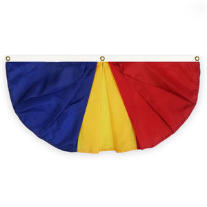 2022 nuevos productos 40x90cm poliéster Columbia medio ventilador bandera - Product Image 4