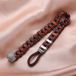 Nueva Joyería de Moda, Brazalete Vintage de Acero Inoxidable y Madera de Palisandro para Hombre - Product Image 5