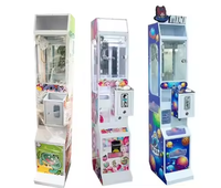 Petite mini grue griffe grue machine arcade d'intérieur jouet coloré machine de jeu à pièces machine de poupée
