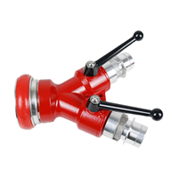 Adaptor Selang Pemadam Kebakaran Aluminium 2/3 Arah Grosir Kustom untuk Hidran Pemadam Kebakaran Kota, Tahan Lama dan Mudah Digunakan