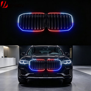 กระจังหน้ากันชนพร้อมไฟ LED RBG สำหรับ <span class=keywords><strong>BMW</strong></span> G20 G22 G26 G30 G32 G01 G02 G29 I4 G05 G06 G15 G14 F98 G12 F97รถ - Product Image 1
