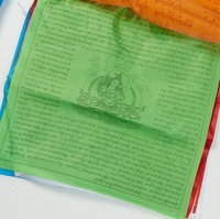 Drapeaux de prière tibétains Intérieur Extérieur Méditation Bouddhiste Drapeau Satin Affirmation Windhorse Drapeaux de prière