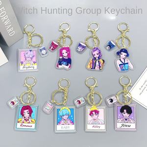 Porte-clés Kpop SEN YE Hunter, porte-clés pour sac à dos d'étudiant, sacs à main, cadeau pour amis, porte-clés en acrylique double face - Product Image 2